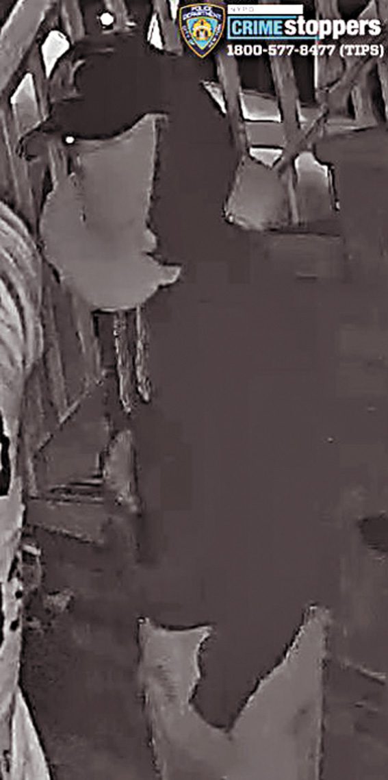 搶劫案嫌疑人。 紐約市警提供