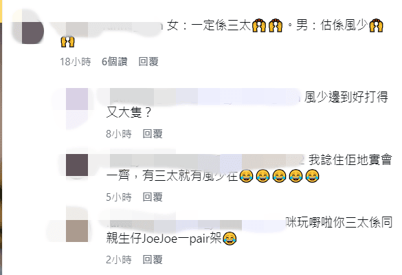 亦有猜測指,該剪影可能是「風少」陳浚霆。