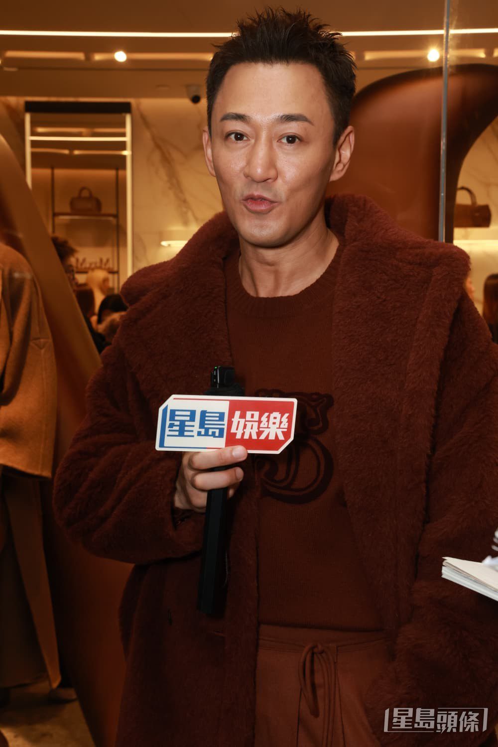 他表示會留意泰國天氣,因太太和孩子或會前往探班。