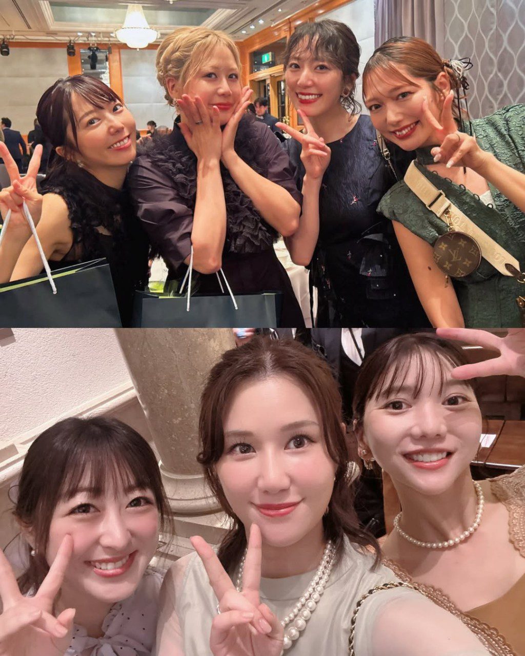 前AKB48成員盛裝出席婚宴,見證隊友的重要時刻。