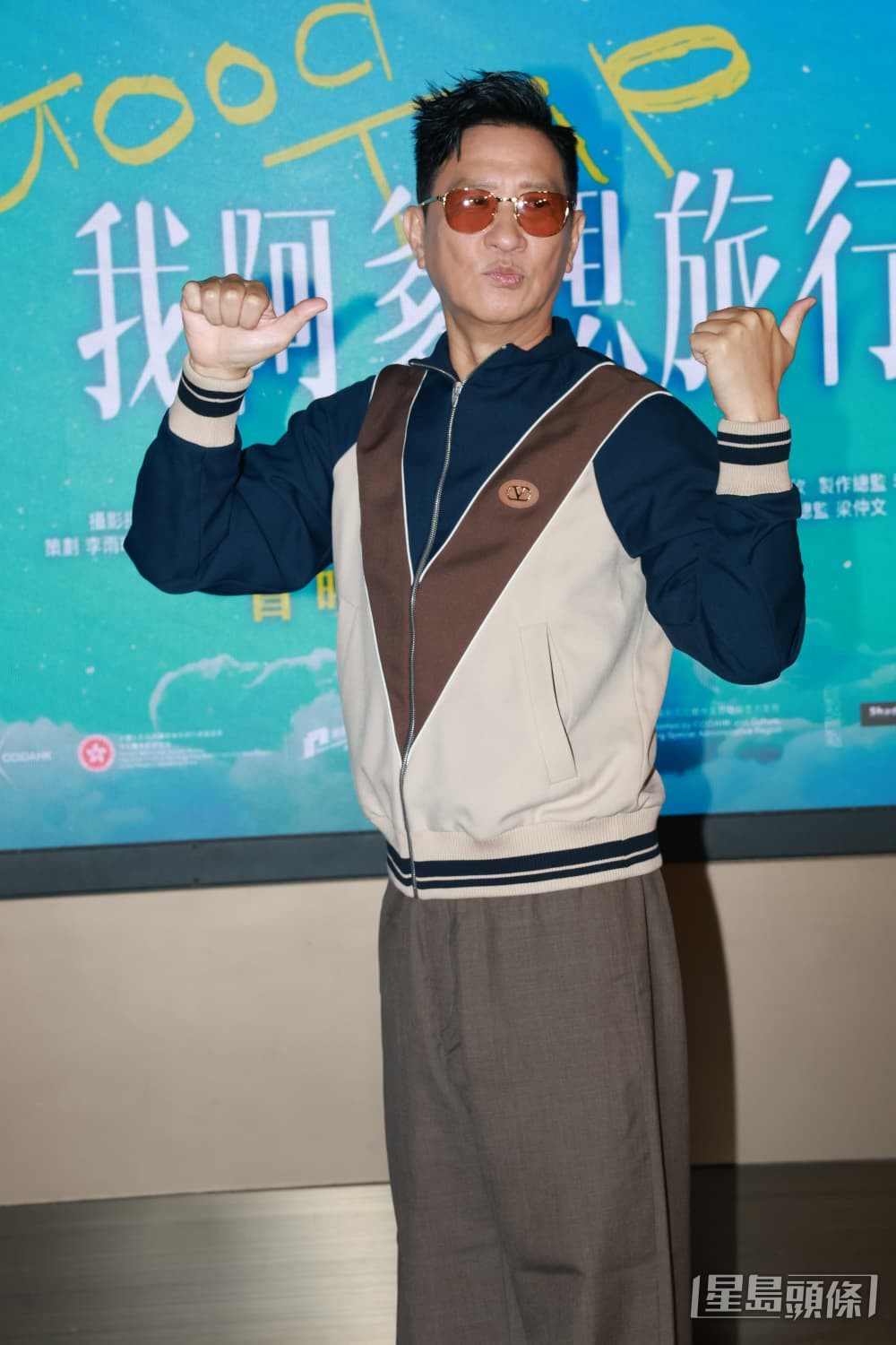 首映禮上,張家輝狀態輕鬆,表現風騷。