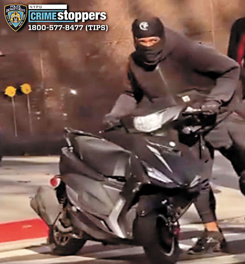 圖為涉案男嫌。 NYPD