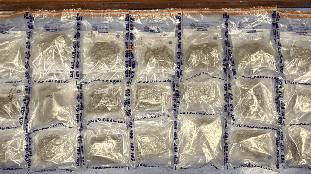 荃灣迷你倉揭發毒品分銷中心 警方檢獲市值110萬元大麻花