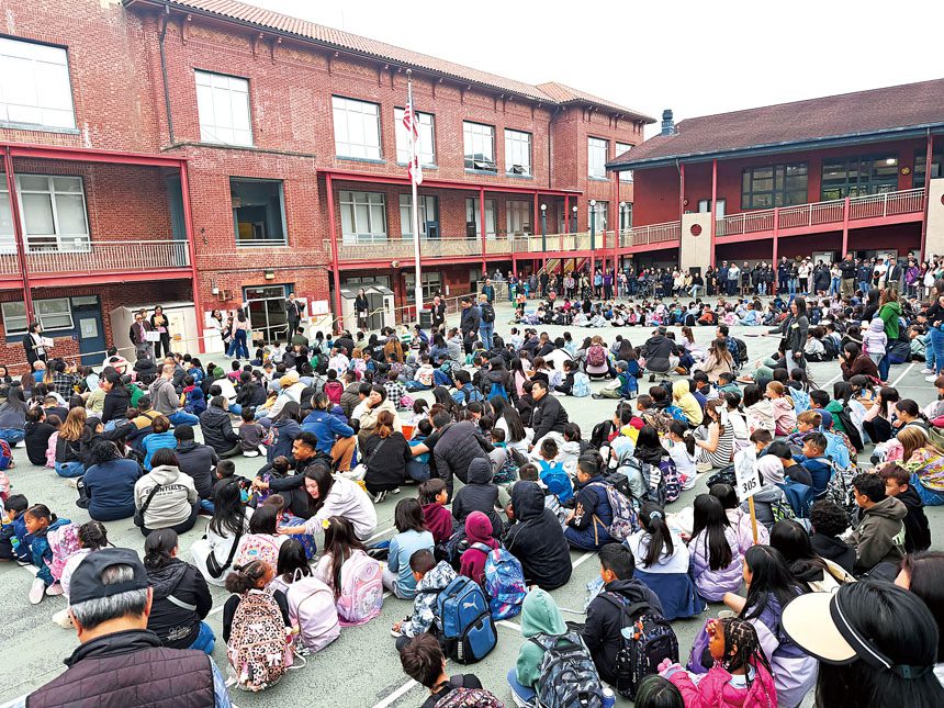 教委會選定新的社區學校收生方向，未來家庭將按住址獲保證住所所屬小學學位。記者蘇婕雅攝