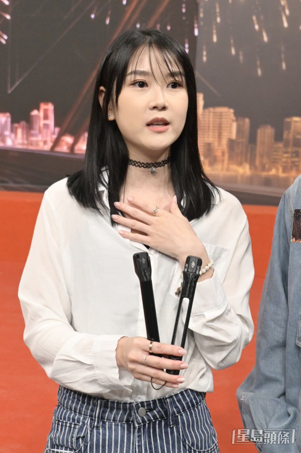 潘靜文在劇中飾演高海寧的年輕時期。