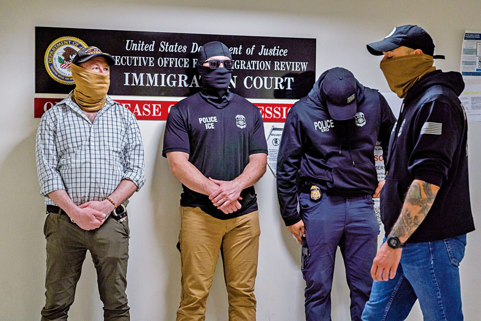 法官駁回特朗普政府針對庇護市法的訴訟,裁定聯邦政府無權強迫市警協助ICE。 Madison Swart/紐約時報