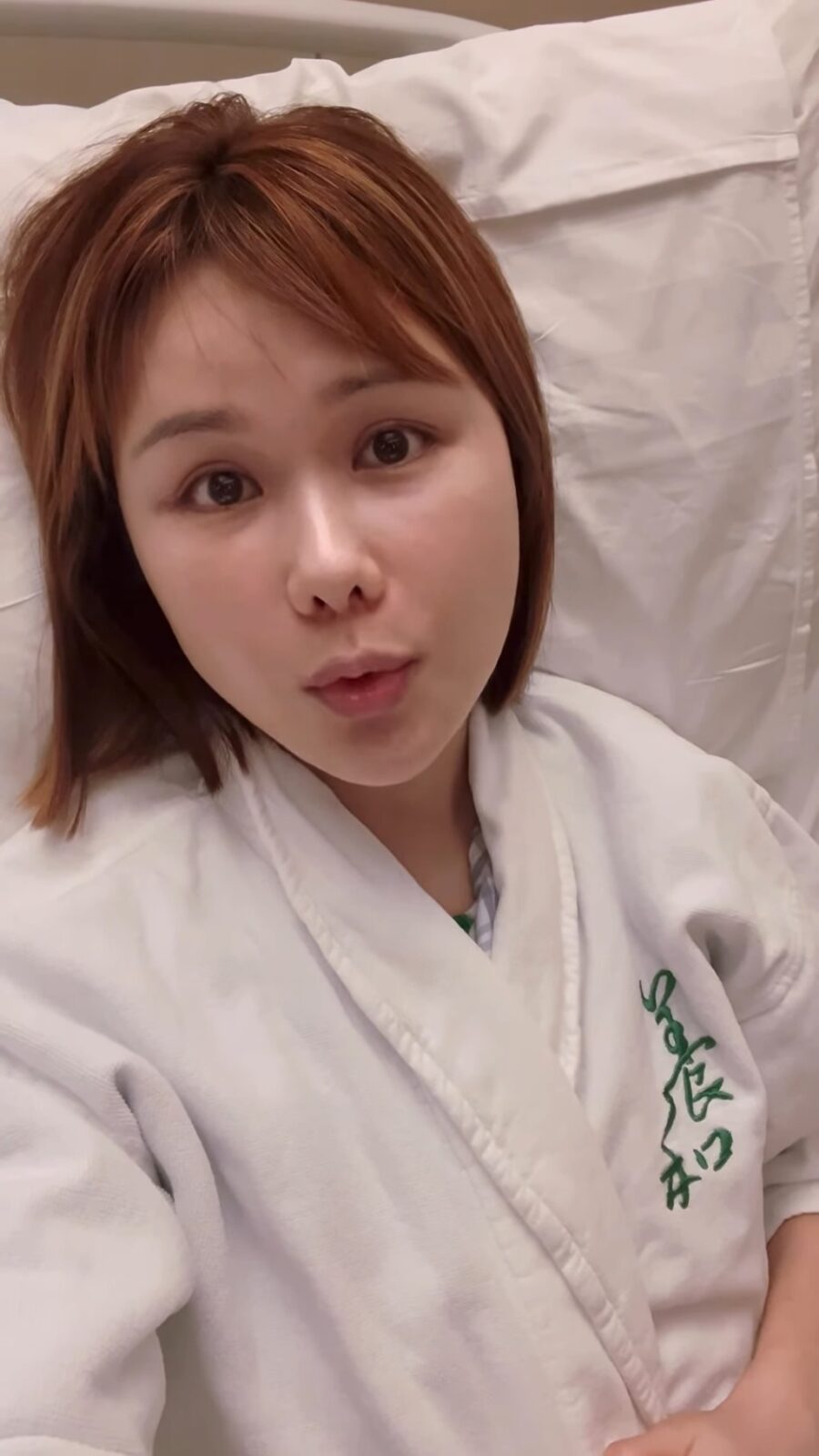 劉思希在影片中透露自己已經失聲三日。