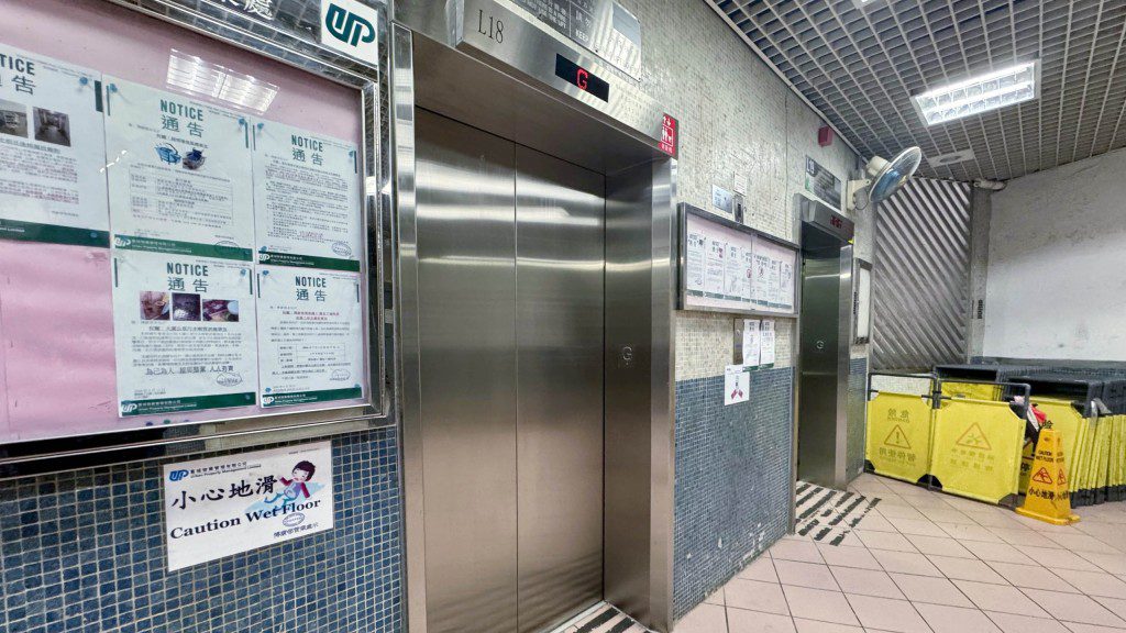 臺日電梯工程涉違規 機電署巡查揭逾30屋苑未裝耐火門框