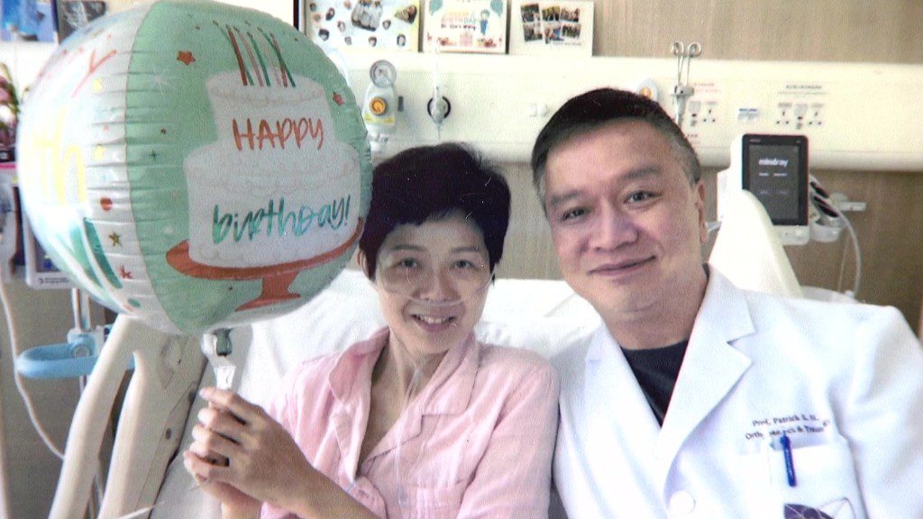 容樹恒醫生陪伴黃詠儀醫生度過了她在醫院的最後一個生日。