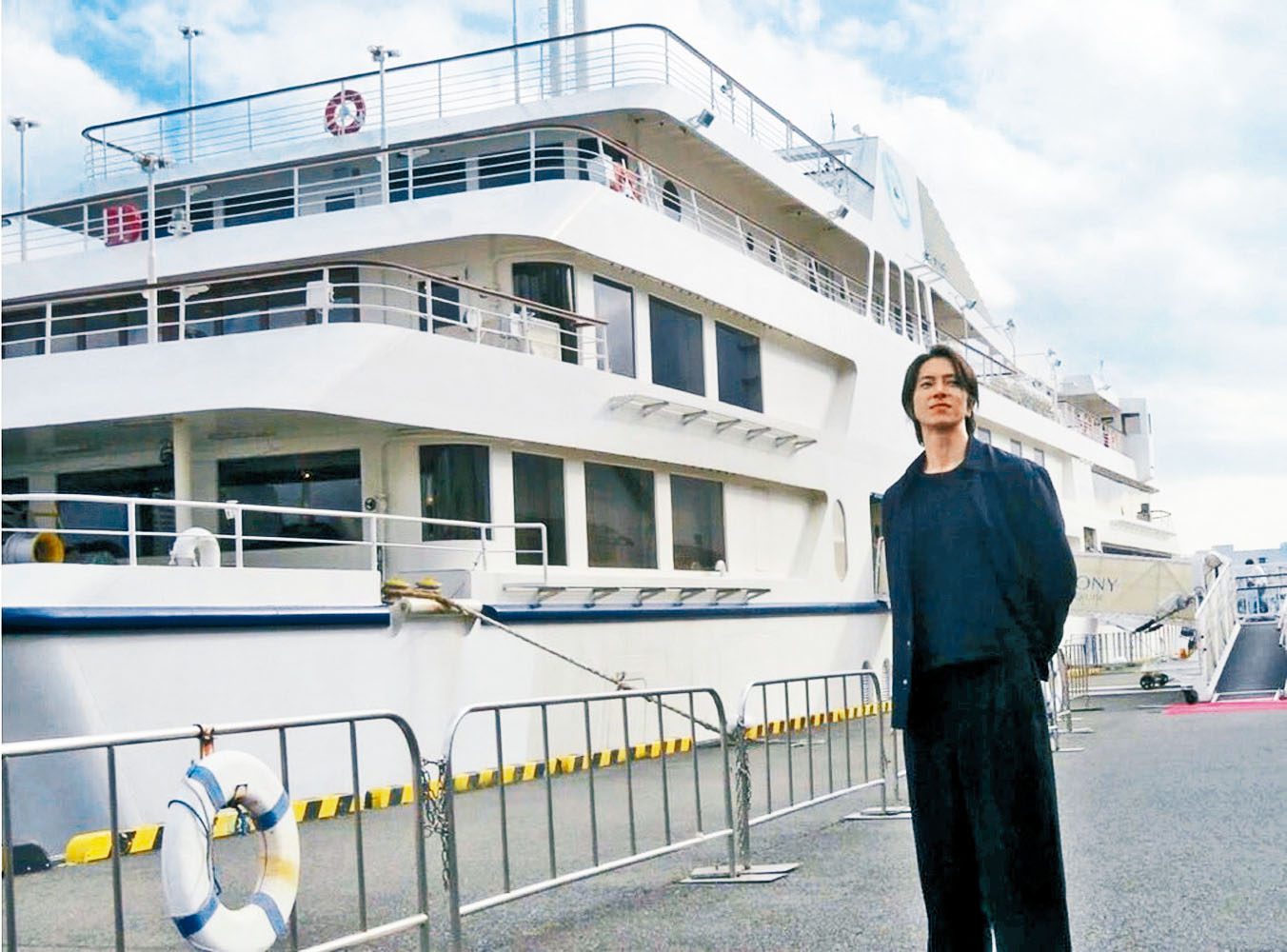 山P前日在東京包下郵輪宴請300名粉絲，上月他已在神戶舉行了兩次同類活動。