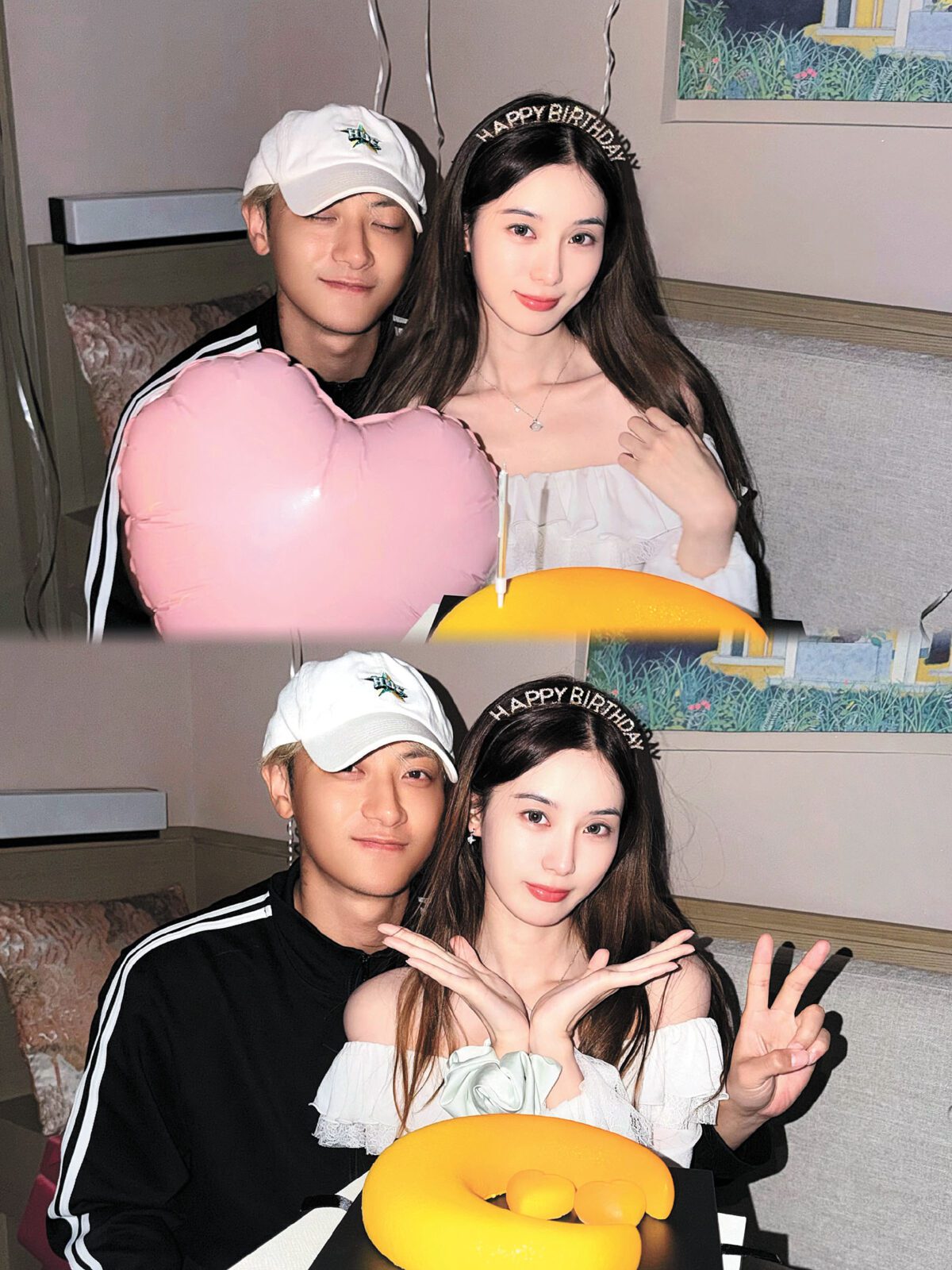 黃子韜徐藝洋結婚後感情甜蜜。網上圖片