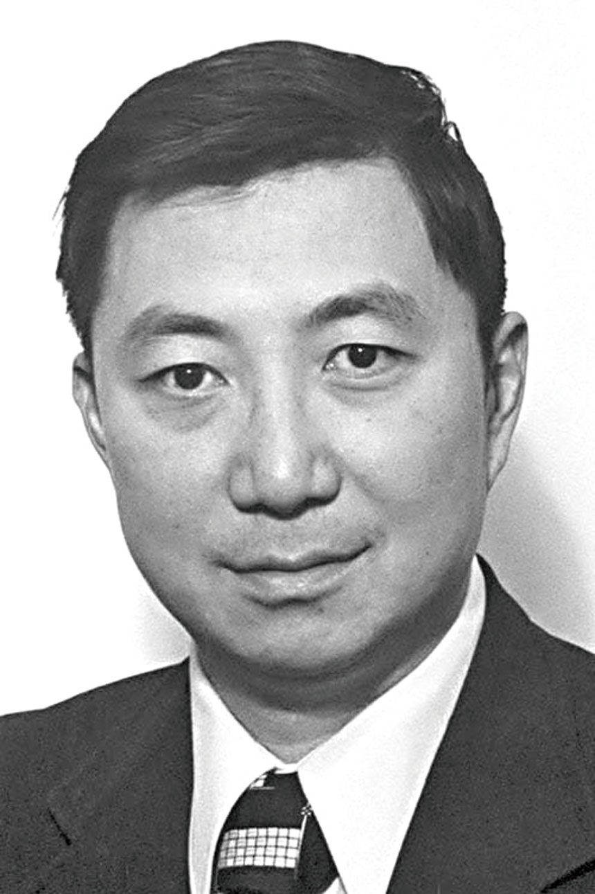 青年時代的丁肇中。