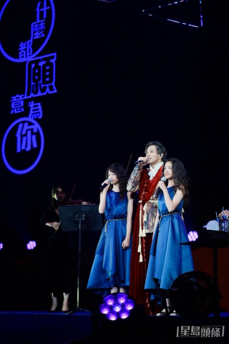 陳曉東細女舞台打鼓獲激讚 紅館合唱溫馨重現父女情深