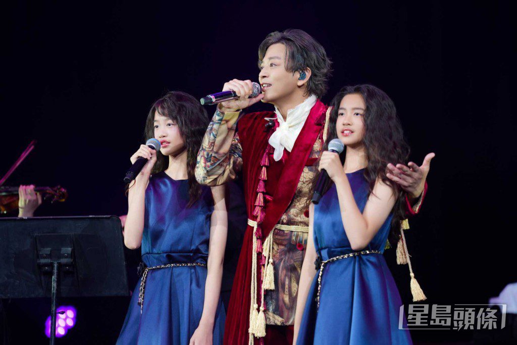 陳曉東回憶女兒幾歲時已踏上紅館舞台，當時身高只有現在一半。