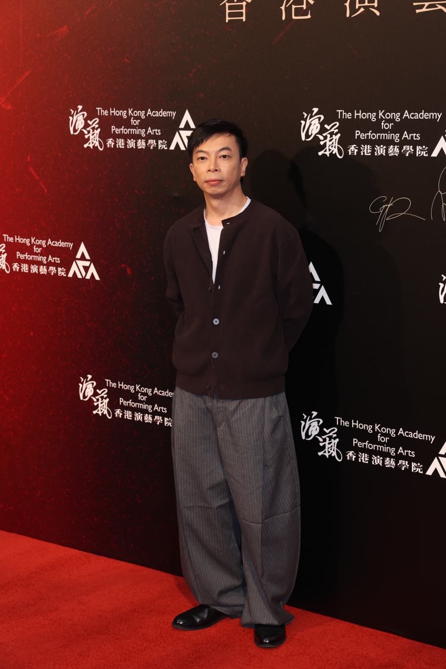 楊偉倫以幽默口吻,將自己搶戲的表現歸因於樣貌獨特。