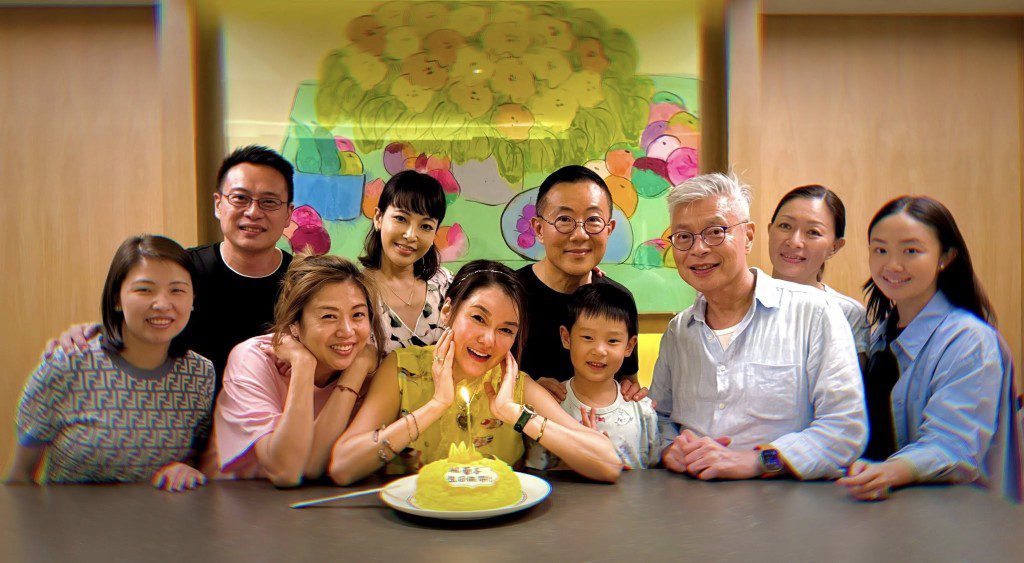 陳淑蘭與前度祁文傑一家人的感情十分要好。