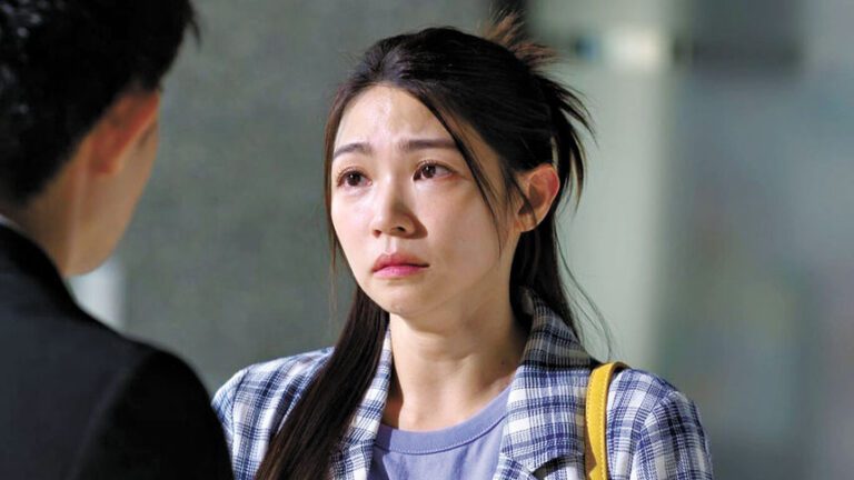 ■曾智希在《豆腐媽媽》中連拍5小時的虐心離婚劇碼。網上圖片