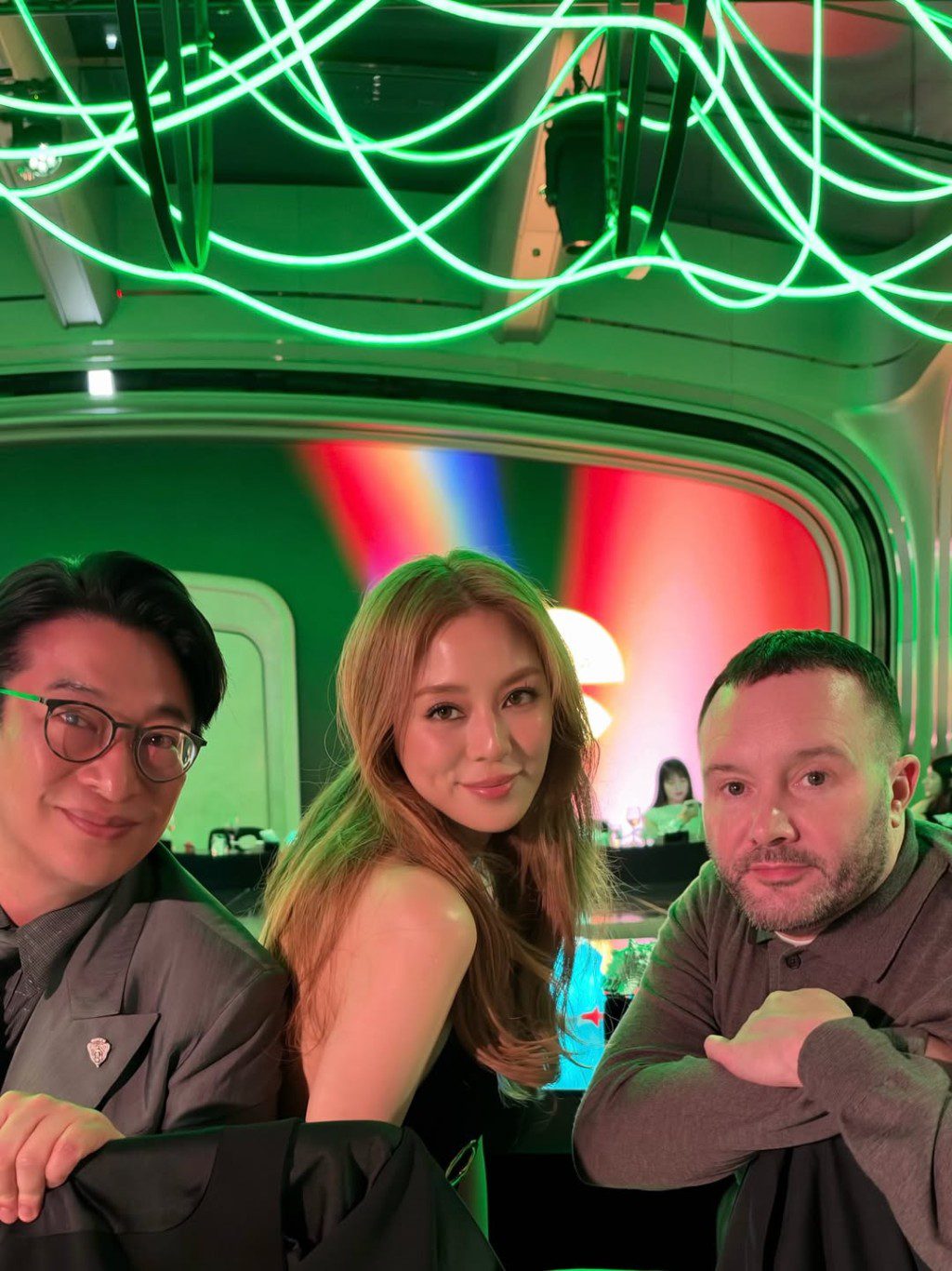 徐子淇一到場便吸引全場目光。