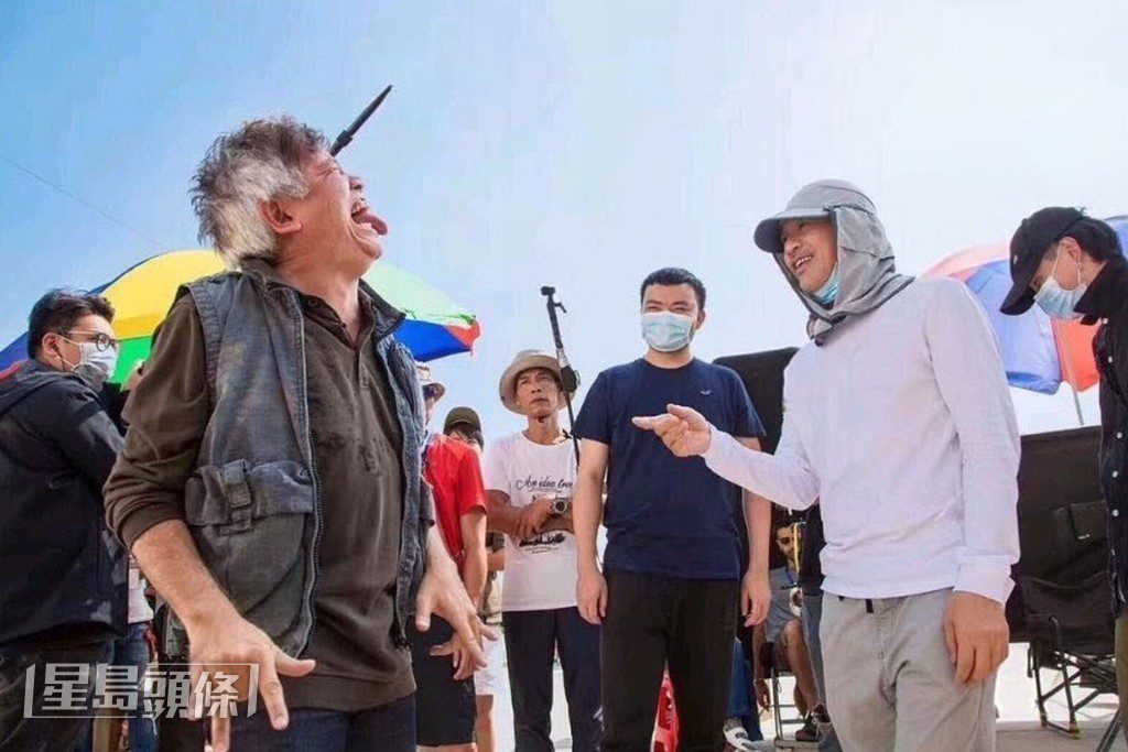 田啟文指從星爺身上學會了對電影與演戲的堅持與執着。