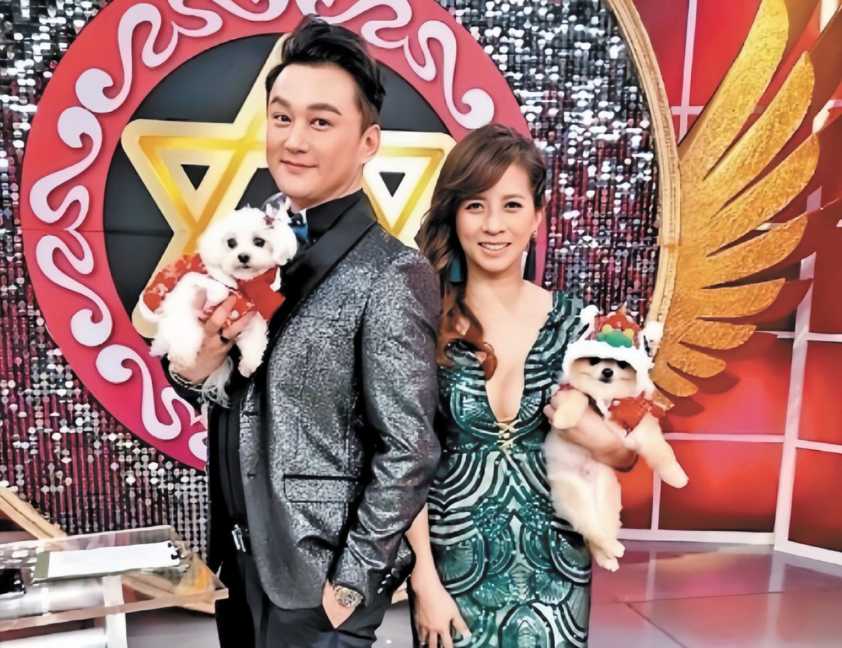 何篤霖(左)、郭靜純曾共同主持《命運好好玩》。網上圖片