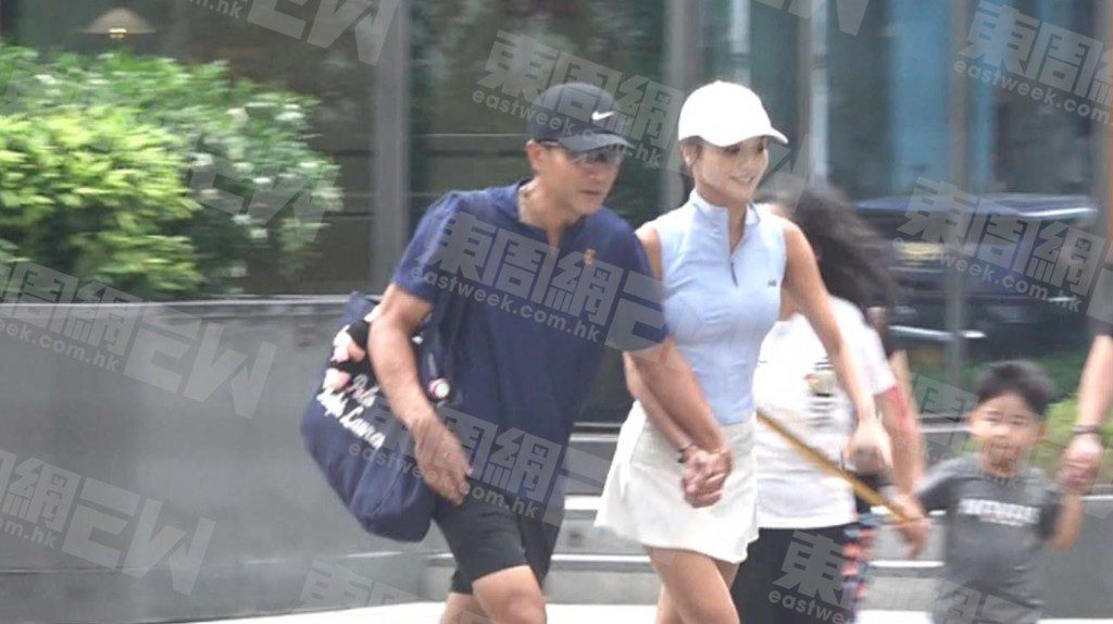 劉愷威與黎紀君被拍到一同做運動、用餐,並返回住所。