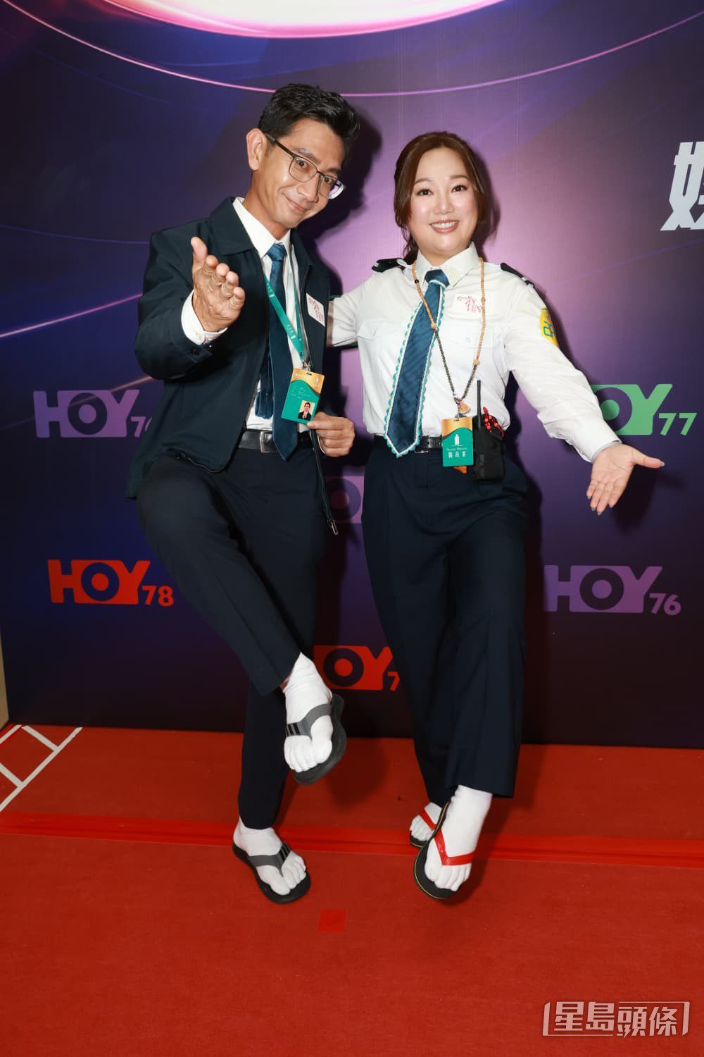 李尚正與盧頌恩(妹頭)被稱為HOY TV的「一哥與一姐」。