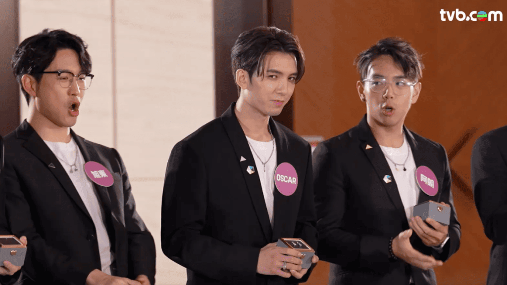 男嘉賓Oscar在節目中成為焦點。