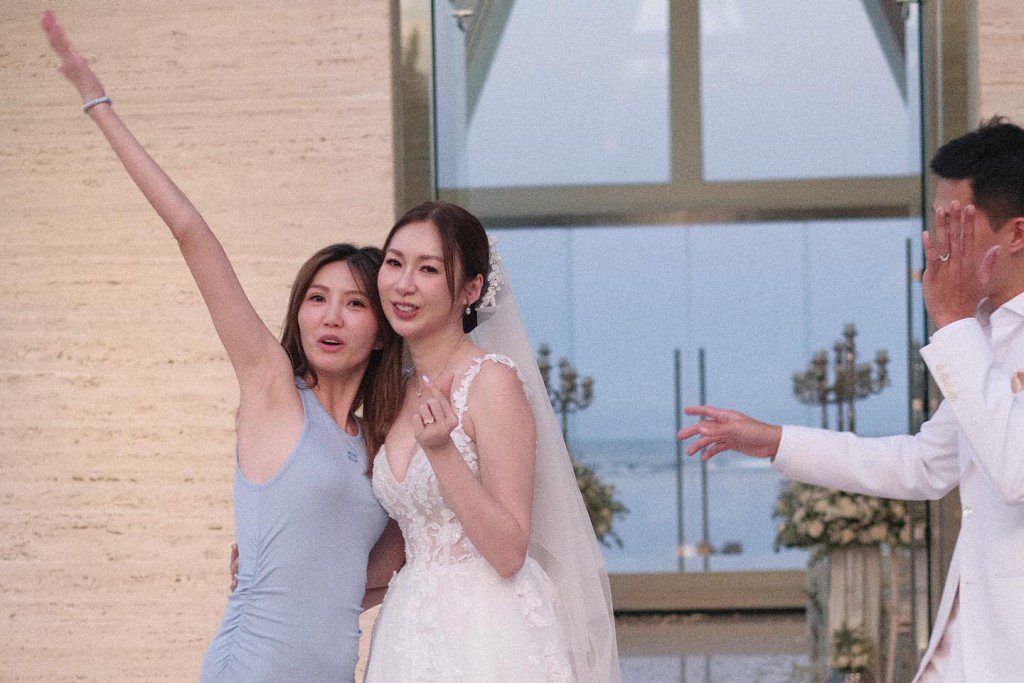 吳若希亦有出席莊思敏的婚禮。