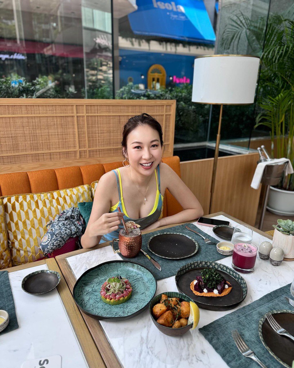 莊思敏近年經常展現豐滿身材。