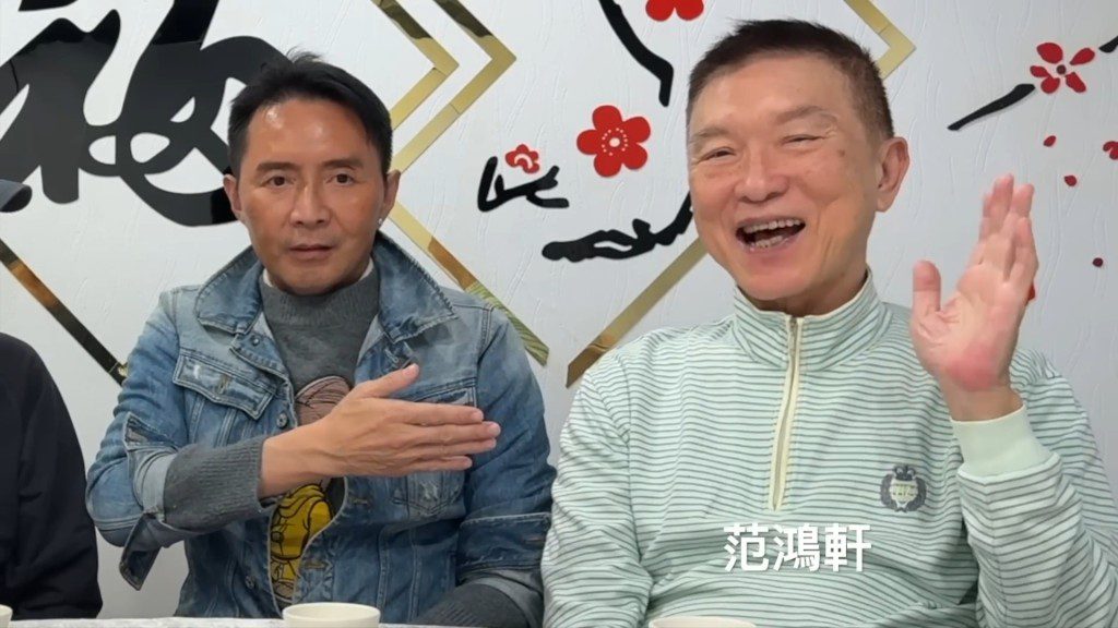 范鴻軒在接受訪問時展露其招牌笑容。