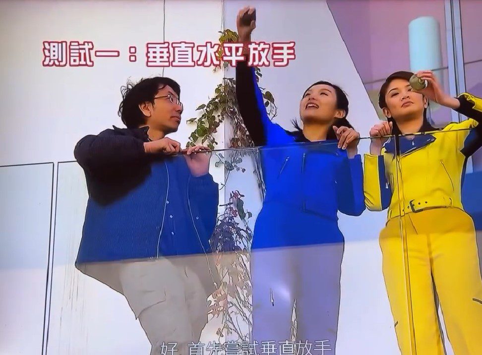 李佳芯和麥美恩曾實測《悠長假期》中的彈彈波經典場面。