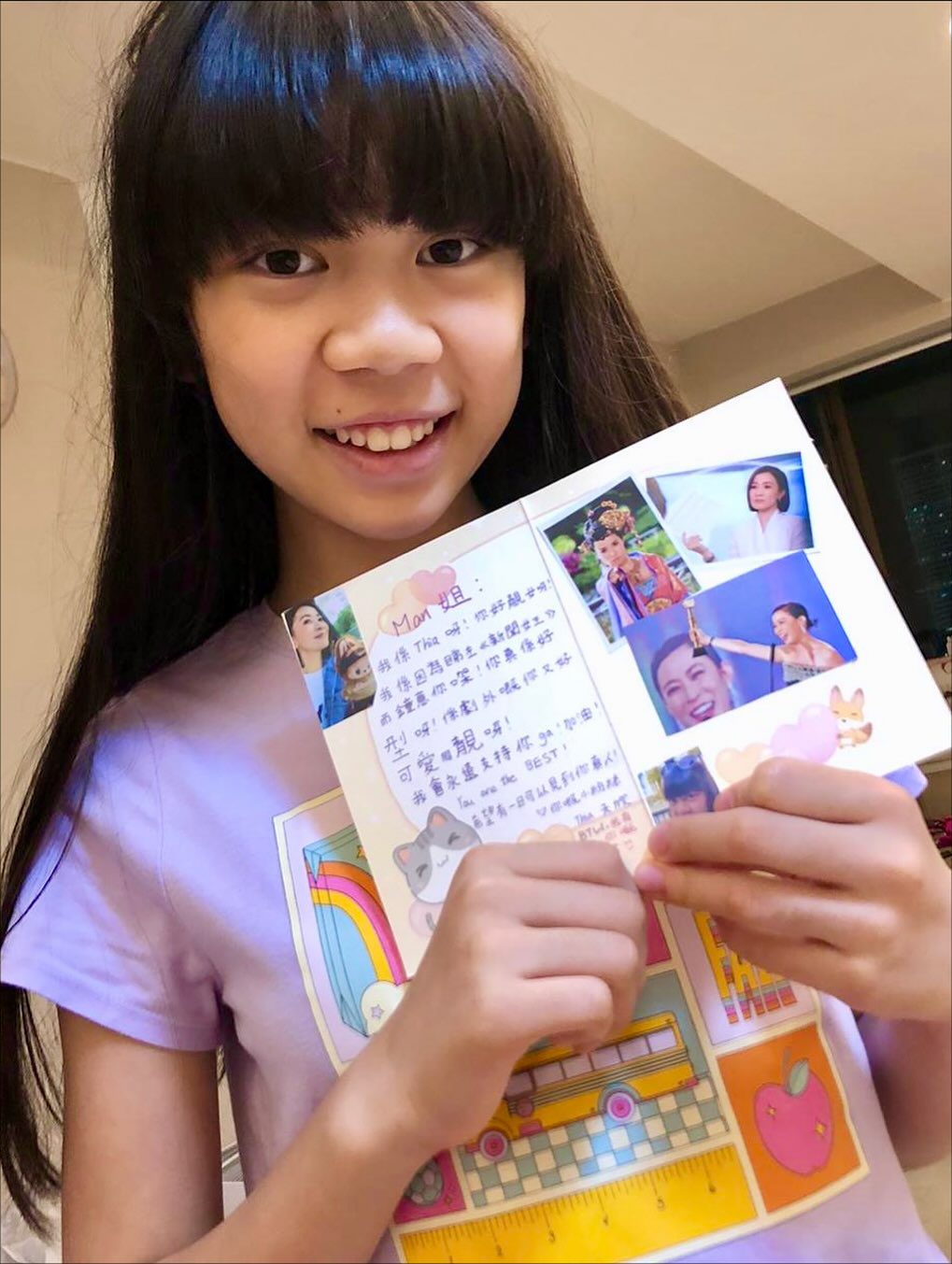 陳心怡的女兒是佘詩曼的粉絲。