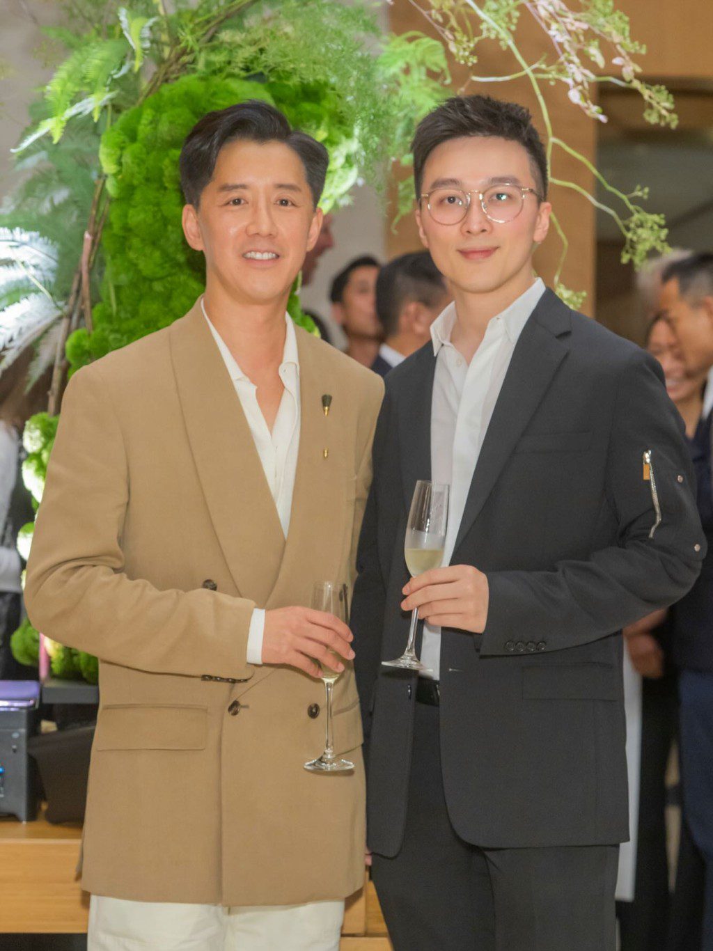 兩代建築師同場合照。