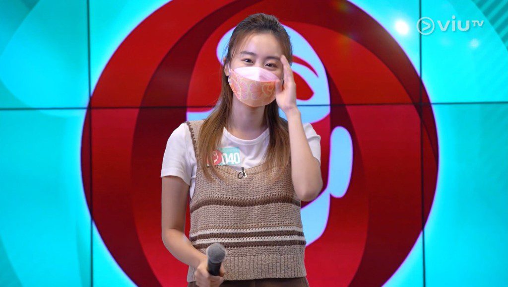 林靜莉曾參加ViuTV節目《尾二一屆口罩小姐選舉》。