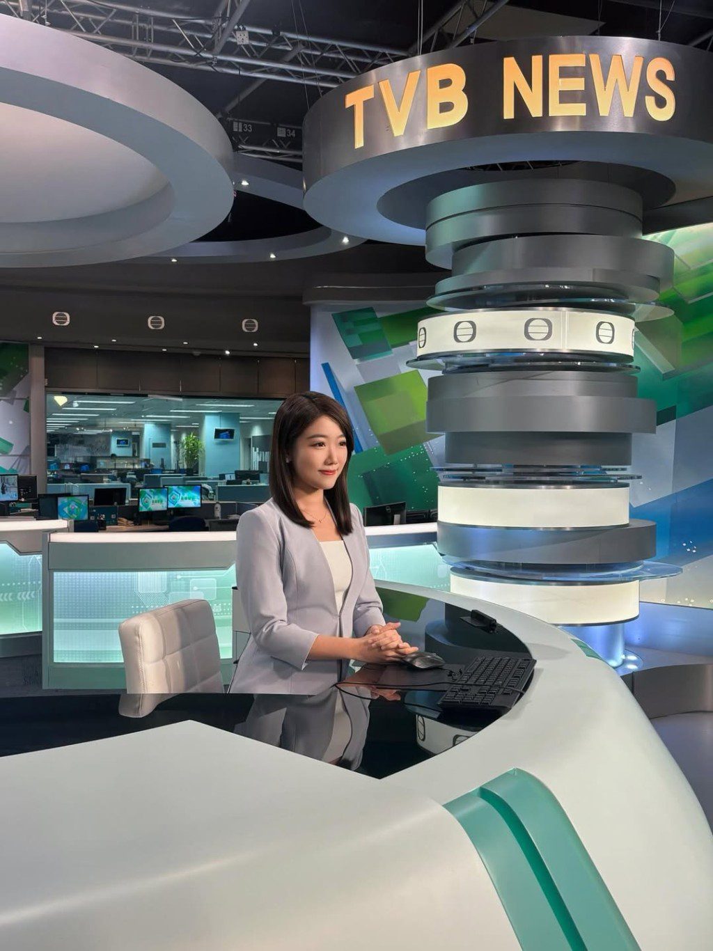 譚詩雅對TVB流露出不捨之情。