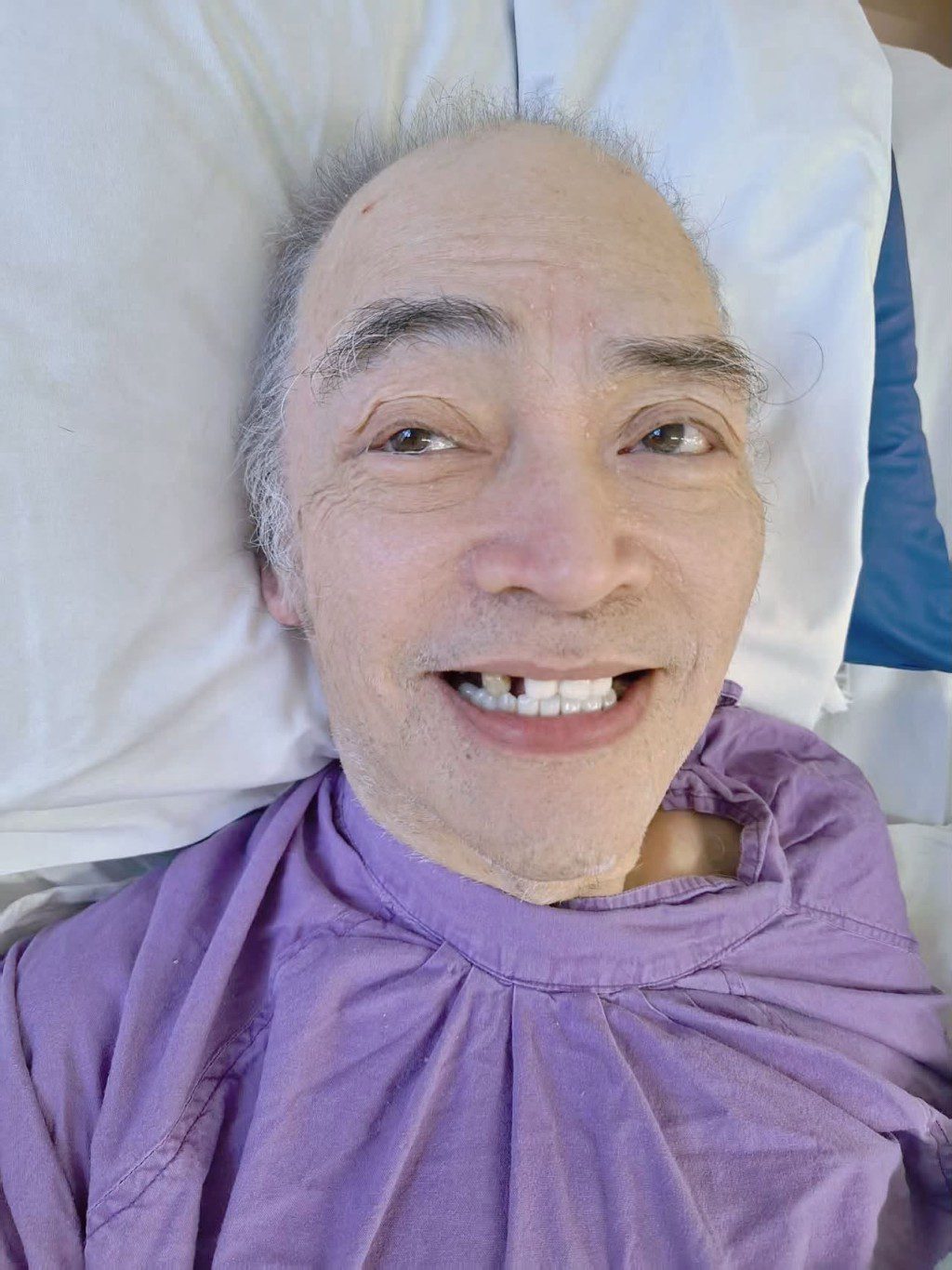 張偉文九月份的照片,據悉當時胃口和健康狀況良好。