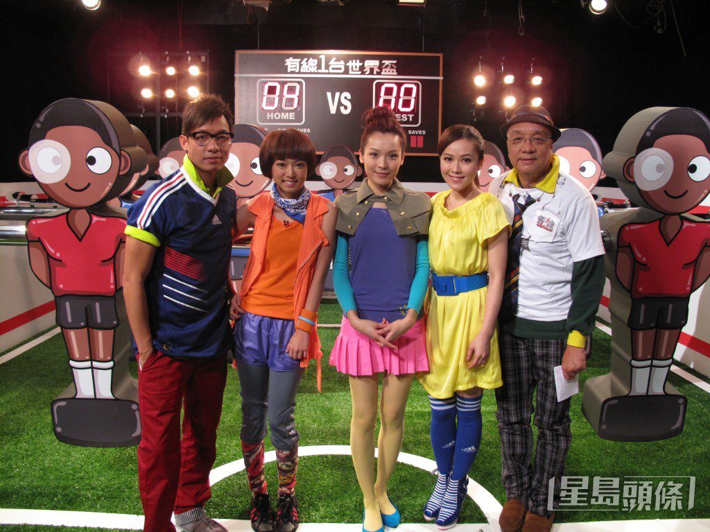 2010年她曾與許博文、潘杰寧、李嘉馨及黃興桂主持世界盃節目。
