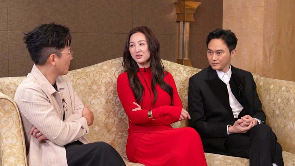 高海寧接受區永權訪問,談及在劇中面對張智霖飾演的陰險角色,坦言感到心寒。