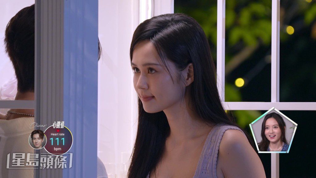 「隱藏女神」梁超怡與Oscar在電話亭的互動同樣精彩。