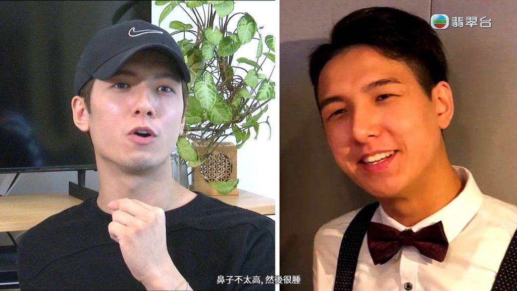 舊照中的方智弘臉頰帶有嬰兒肥。