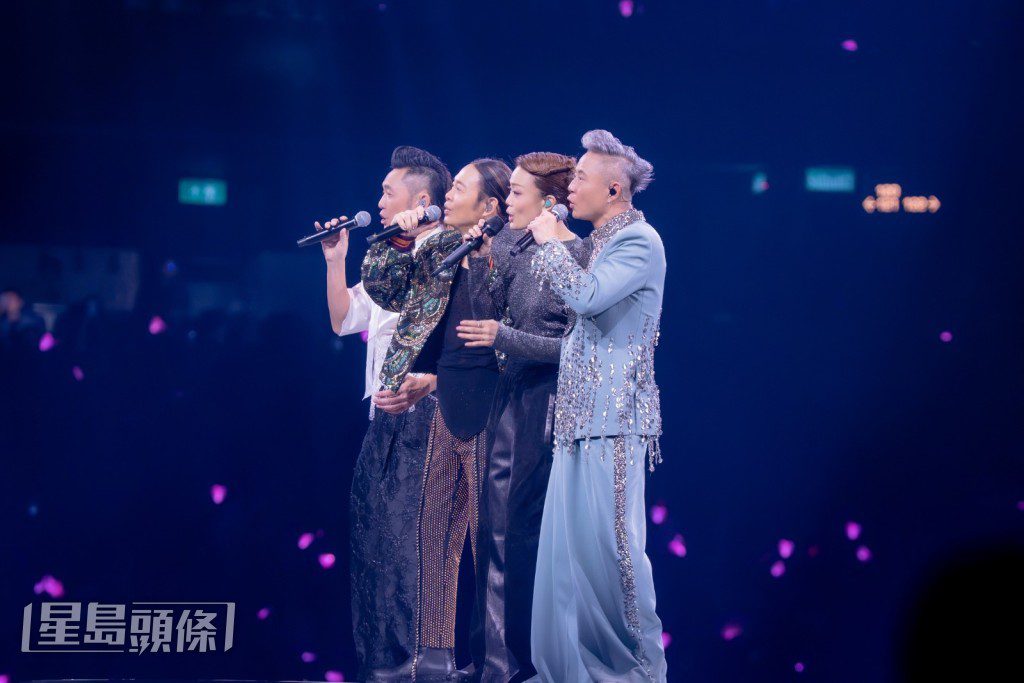 蔡一智提到容祖兒明年一月將在香港啟德開演唱會,非常忙碌。