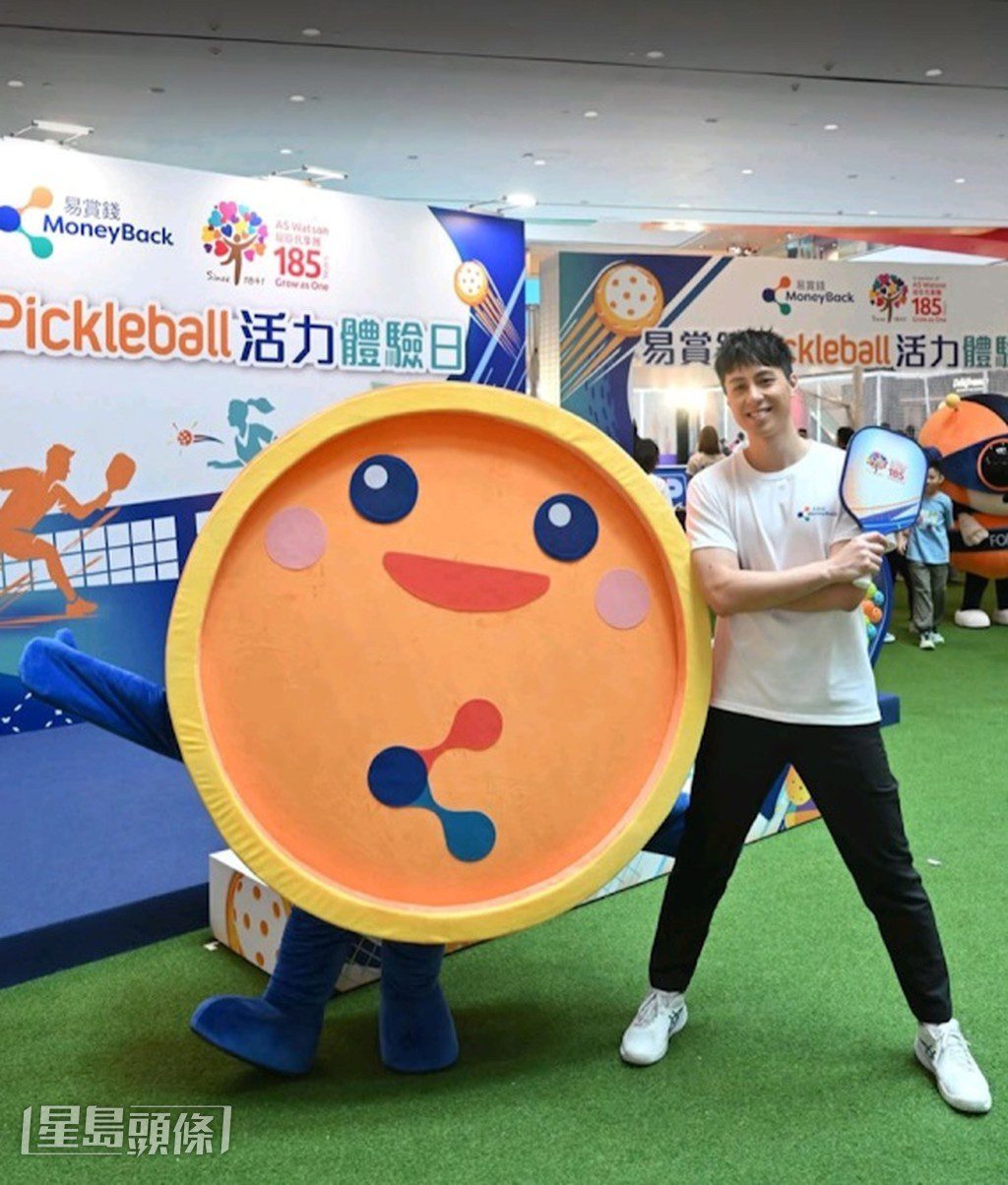 陳安立熱愛匹克球，有時接到的工作也與匹克球推廣有關。