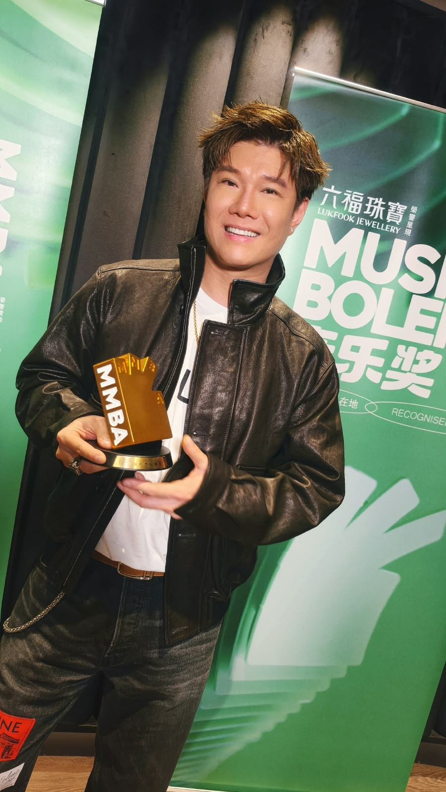 張與辰表示，對上一次在馬來西亞親自領取音樂獎項已是20年前。