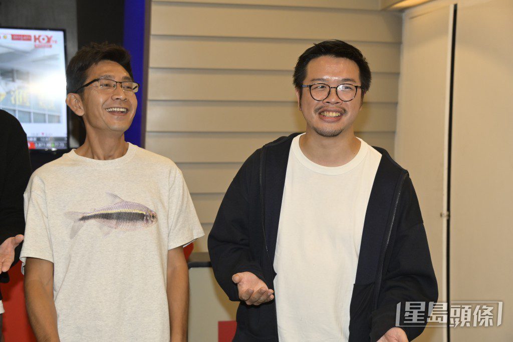 李尚正與金像導演何爵天在拍攝過程中合作愉快。