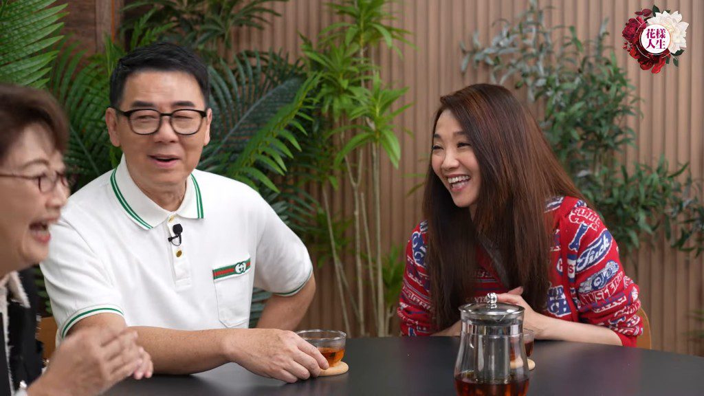 許秋怡與丈夫王書麒受邀擔任前港姐鍾慧冰YouTube節目的嘉賓,分享生活近況。