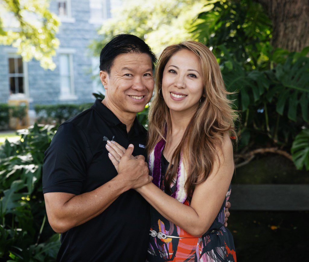 李樂詩與美籍華人丈夫Ted Lee甜蜜合影,兩人多年來恩愛如昔。