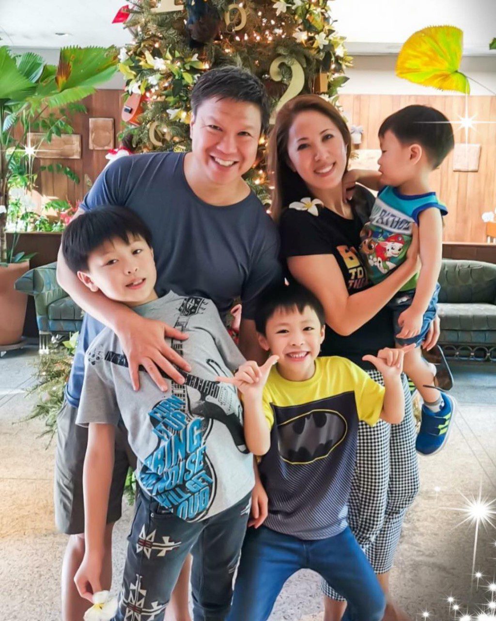 李樂詩與Ted Lee育有三名兒子。