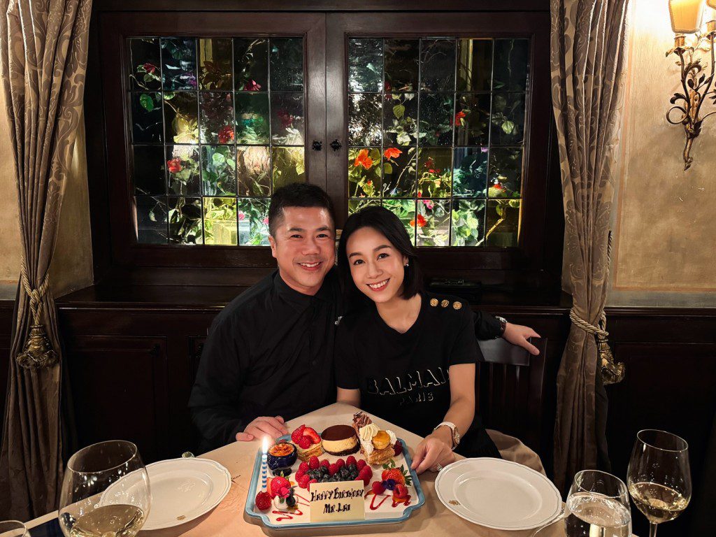 黃心穎以多款甜品代替生日蛋糕,並幽默發文為老公慶生。