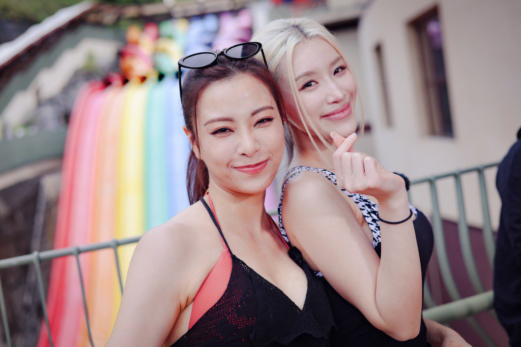 眾女神以不同造型展現個人魅力。