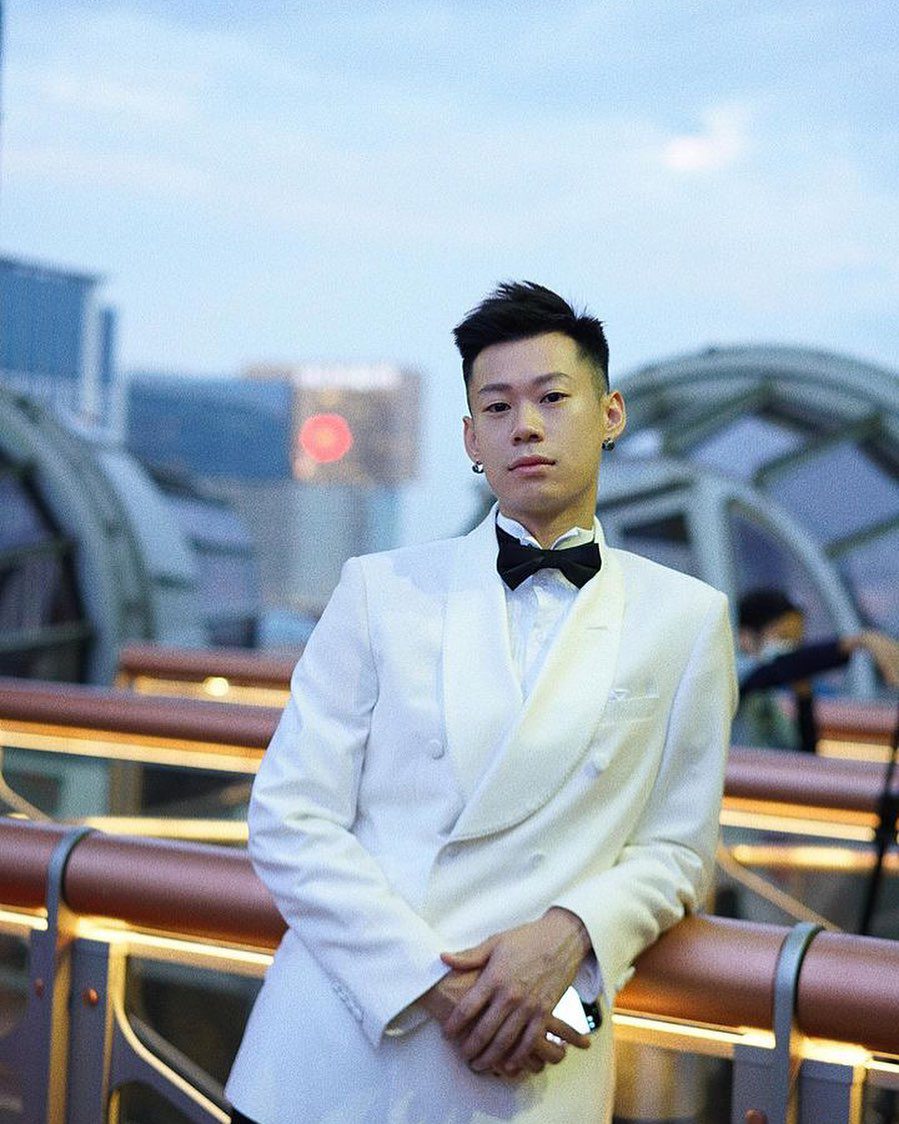 黃澤林與譚旻萱的戀情傳出後,譚旻萱的前男友區顯揚在IG連發限時動態。